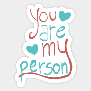 My person Sticker